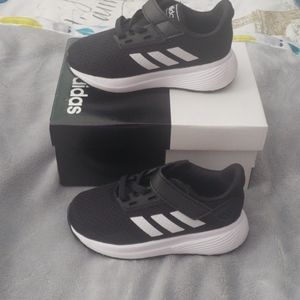 Black and white Adidas